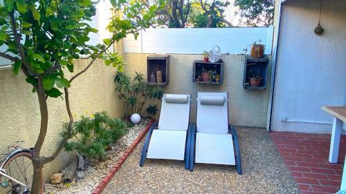 Apartamentos Le Farniente Front de Mer Wifi Jardin Parking