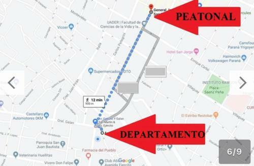 Apartamento Monoambiente A 6 Cuadras de La Peatonal Con Cochera