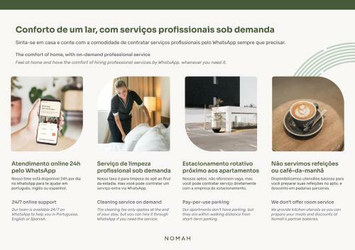 Apartamento Nomah - Aptos Por Temporada Em Alphaville