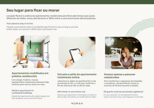 Apartamento Nomah - Aptos Por Temporada Em Alphaville