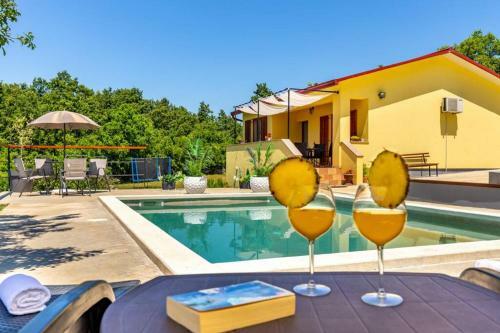 Sunny Yellow House With A Pool