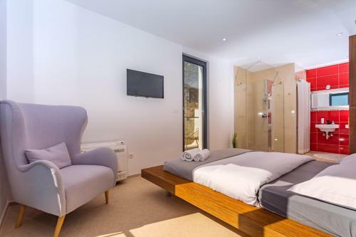 Villa Mia With Private Pool, Whirlpool, Gym, Sauna, Seaviews