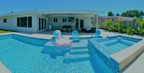 Villa Deerfield-private Resort Style Home Mins To The Beach