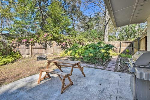 Sunny Gainesville Home Fenced Yard, Fire Pit