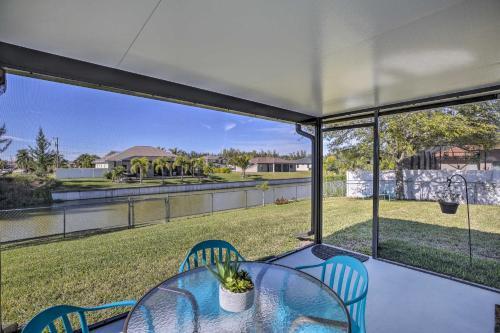 Canalfront Cape Coral Home With Screened Patio!