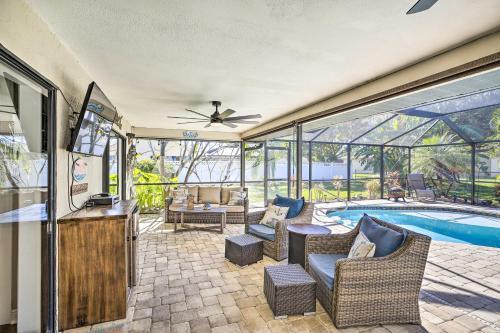Bright Cape Coral Home With Private Pool, Lanai