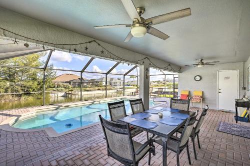 Cape Coral Home With Private Yard, Canal Access