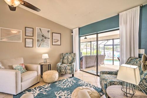 Waterfront Home With Screened-in Private Pool!