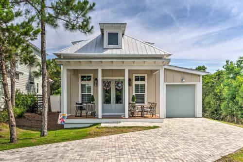 Chic Inlet Beach Getaway With Porch And Game Room