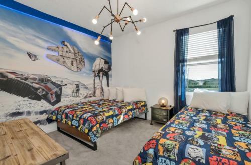 Large 10bd Sleep 21 Game Room Private Pool