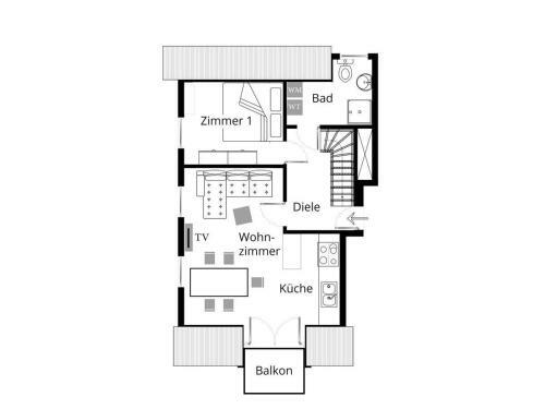 Apartamento Gardingsglueck