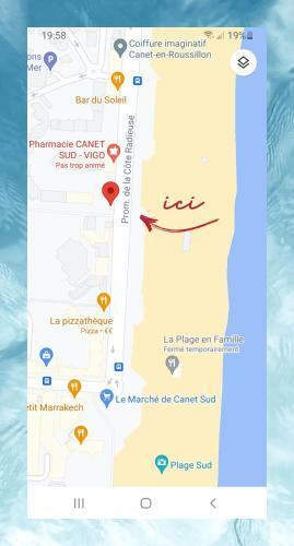 Apartamento T1 Cozy En Bord de Plage Avec Vue Mer