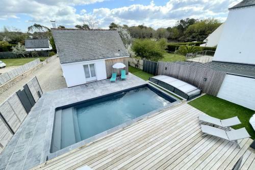 Le Dolmen Maisonnette Ultra Cocooning - Piscine