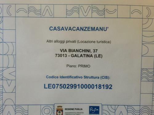Casa Vacanze Manu