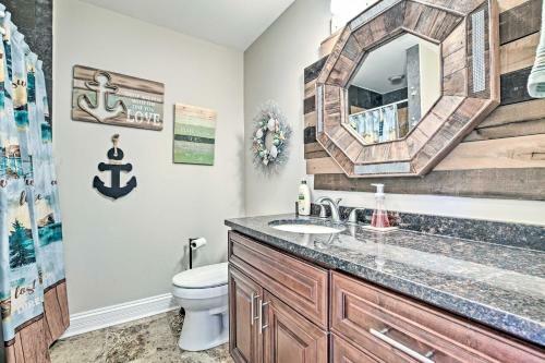 Lakefront Home With Game Room, Theater And Dock!