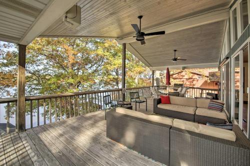 Waterfront Monticello Home Deck And Boat Dock!