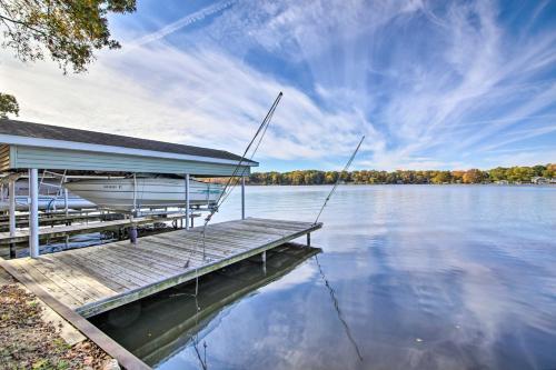 Waterfront Monticello Home Deck And Boat Dock!