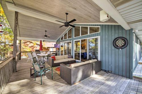 Waterfront Monticello Home Deck And Boat Dock!