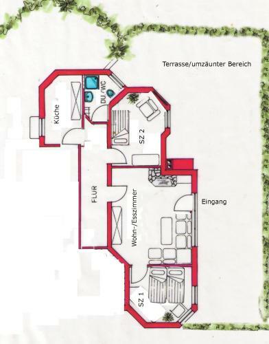 Apartamento Hanghaus Im Gr�nen