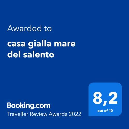 Apartamento Casa Gialla Mare Del Salento