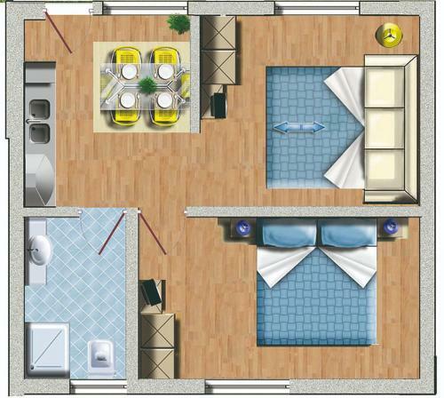 Apartamento Camping Adler Bungalow 17