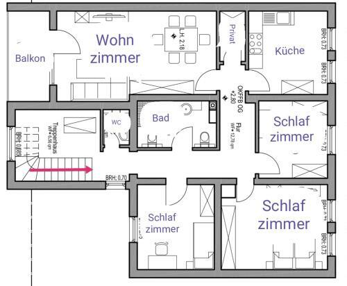 Apartamento Ferienwohnung Ilona Blick