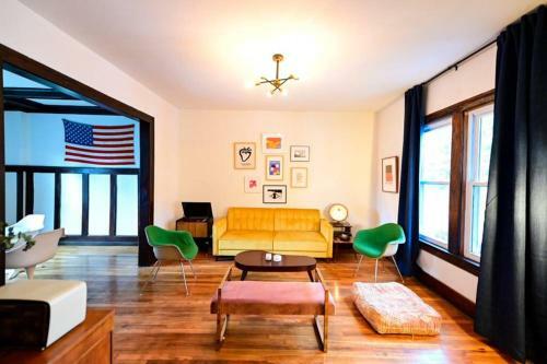 Luxe Mid-century Styled Historic Townhouse #2