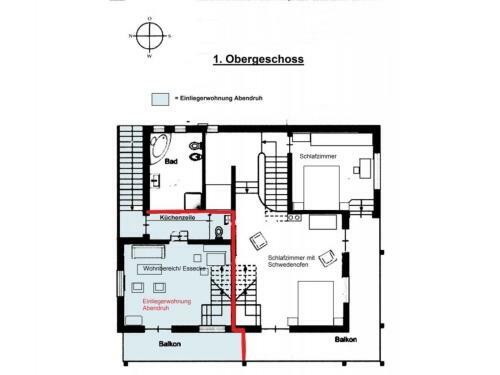 Apartamento Ferienwohnung Abendruh