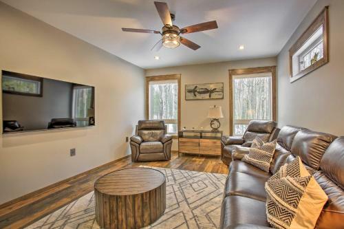 Modern-chic Interlochen Home With Game Room!