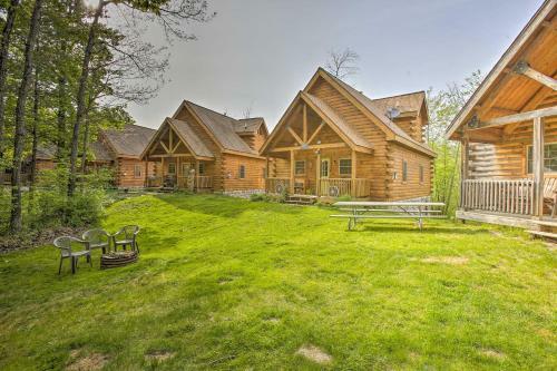 Resort Cabin With Fire Pit Golf, Hike, And Play!