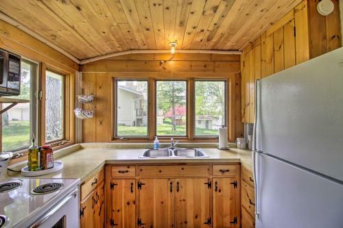 Waterfront Gull Lake Getaway With Dock And Yard!