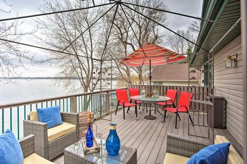 Spacious House With Deck And Yard On Lake Francis!