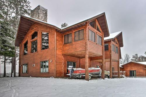 Expansive Ruth Lake Home With Dock, Firepit And Beach!