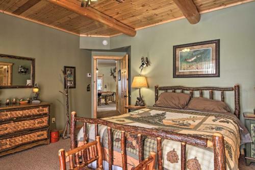 Expansive Ruth Lake Home With Dock, Firepit And Beach!
