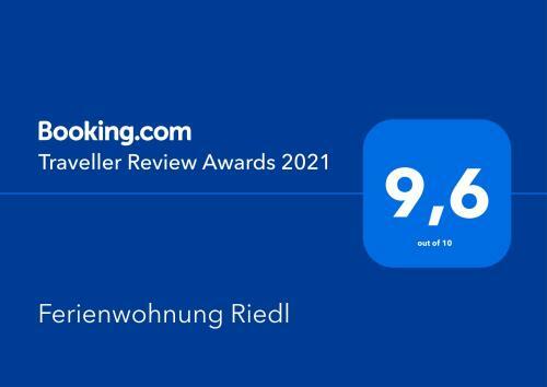 Apartamento Ferienwohnung Riedl