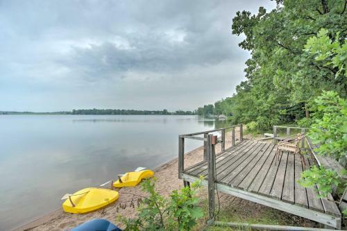 Lake-view Kimball Cabin With 10 Acres And Private Beach