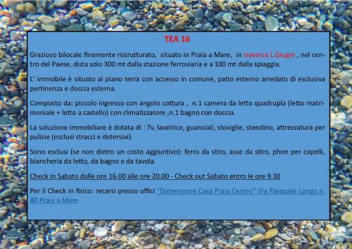 Apartamento Tea Isola Dino - Praia A Mare