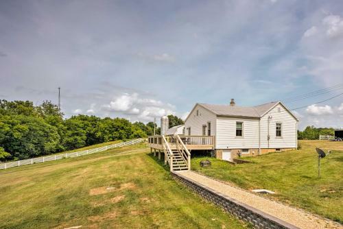 Apartamento Sunrise Suite On Farm With Pool, 9 Mi To Hermann!