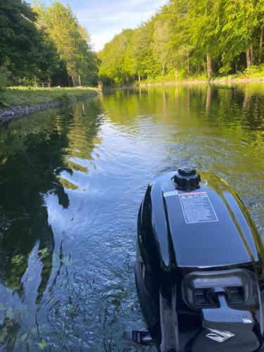 An Der Elde Mit Boot