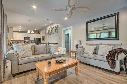 Lakefront Rocky Mount Escape With Dock And Grill!