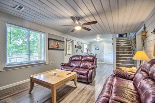Lakefront Rocky Mount Escape With Dock And Grill!