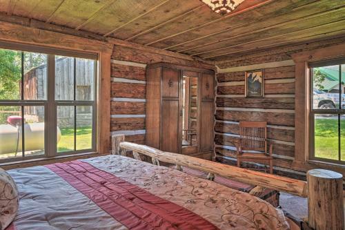 Montana Retreat Original Hamilton Log Cabin!