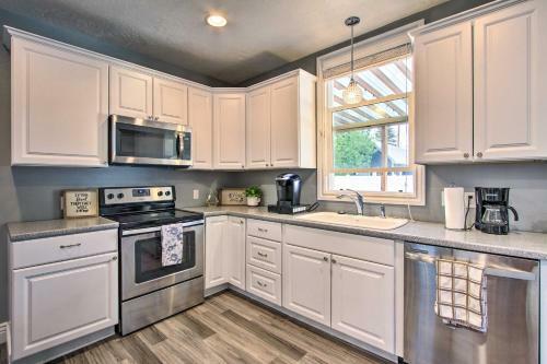 Updated Great Falls Home With Fire Pit, Deck And Yard!