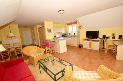 Apartamento Ferienpark Neddesitz Fewo 48 Balkon
