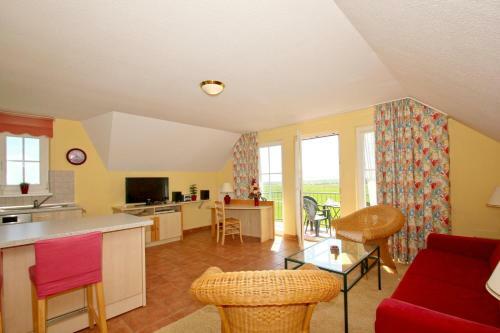 Apartamento Ferienpark Neddesitz Fewo 48 Balkon
