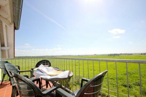 Apartamento Ferienpark Neddesitz Fewo 48 Balkon