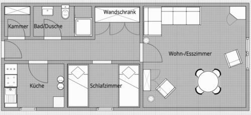 Apartamento Ferienwohnung M�we - A25640