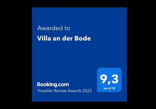 Villa An Der Bode