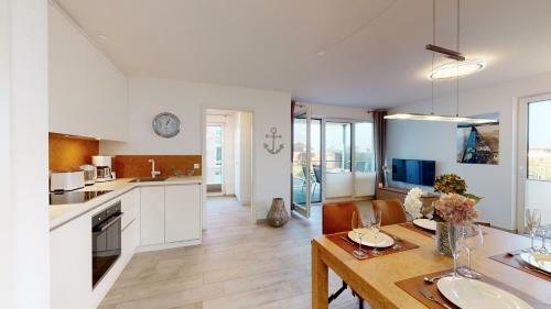 Apartamento Seeblick Nordseekieker, Exklusive Designwohnung