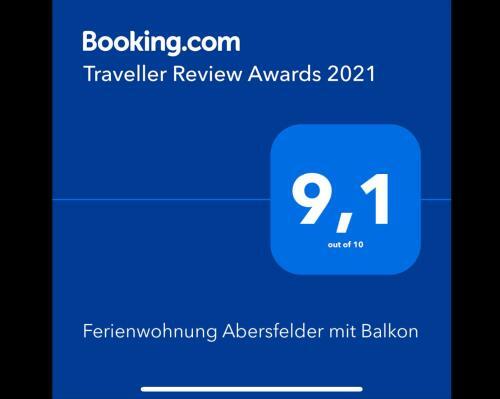 Apartamento Ferienwohnung Abersfelder Mit Balkon